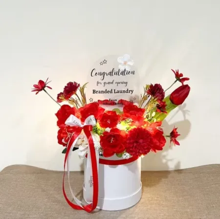 Bloom Box Akrilik Ucapan Grand Opening Kutai Kartanegara